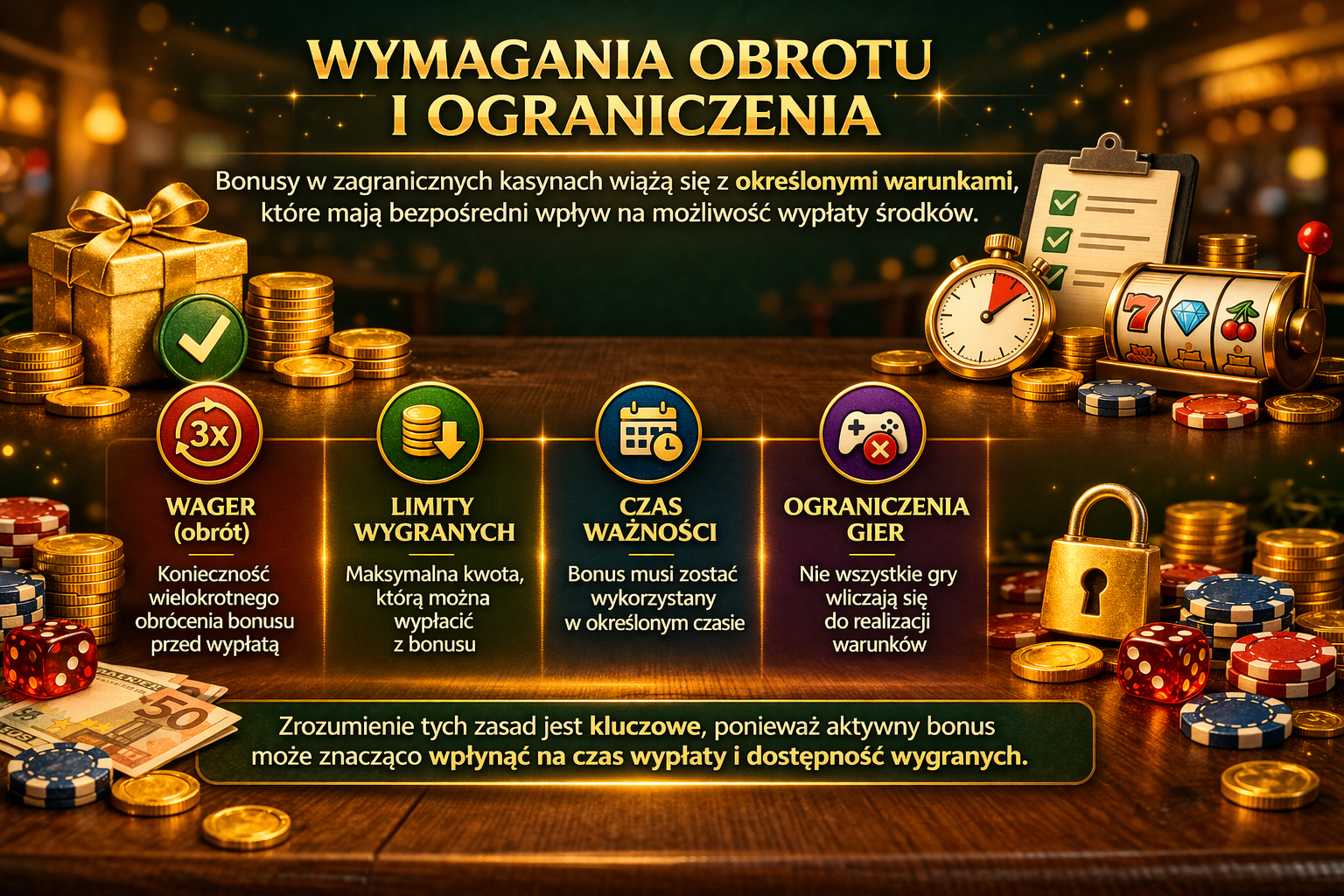 Wymagania obrotu i ograniczenia